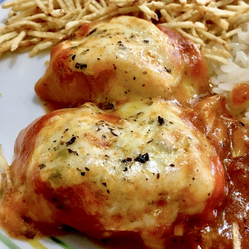 Filé de Frango com Molho de Tomate e Mussarela em 40 Minutos com Nestlé