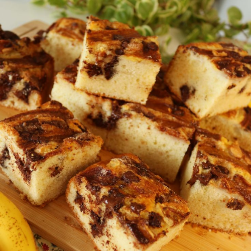 Bolo de Banana com Chocolate em 50 Minutos com Nestlé