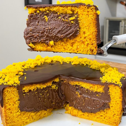 Bolo de Cenoura com Chocolate Trufado em 50 Minutos com Nestlé