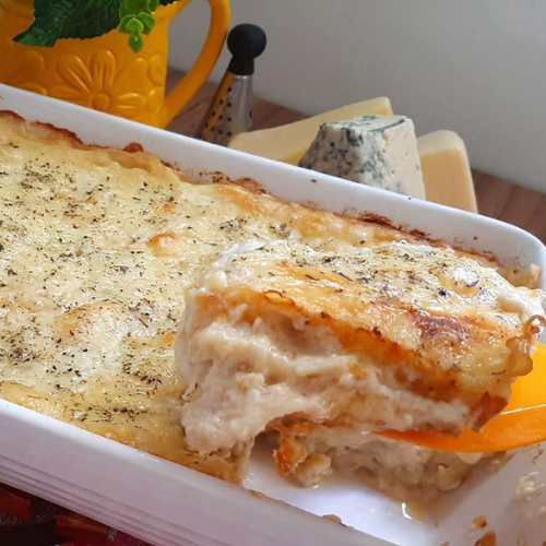 Lasanha Gratinada de 4 Queijos Nestlé – Cremosa e Pronta em 40 Minutos!