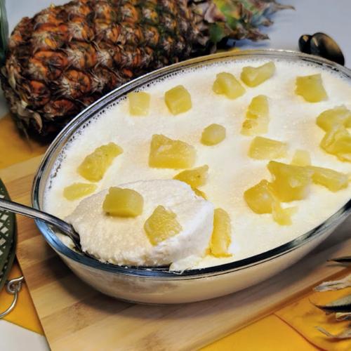 Mousse de Abacaxi Cremoso em 20 Minutos – Receita Irresistível com Piracanjuba e Nestlé