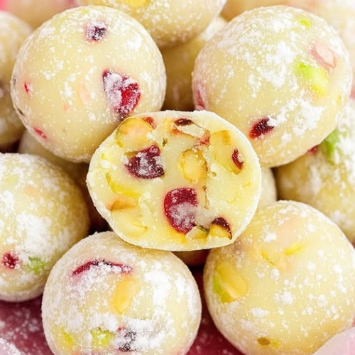 Trufas Festivas de Chocolate Branco com Nestlé em 30 Minutos