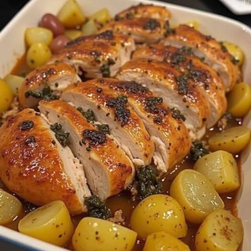 Peito de Frango Assado com Batatas em 50 Minutos com Nestlé