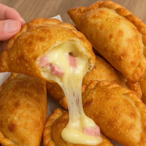 Pastel de Presunto e Queijo Caseiro Crocante em 45 Minutos com Renata