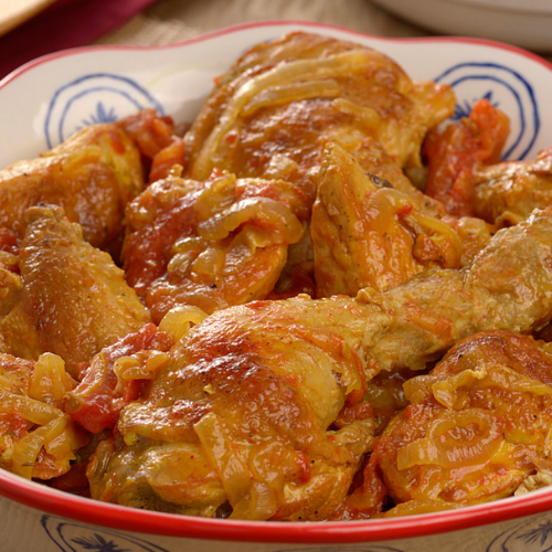 Frango de Panela Suculento com Molho Grosso e Batata em 45 Minutos